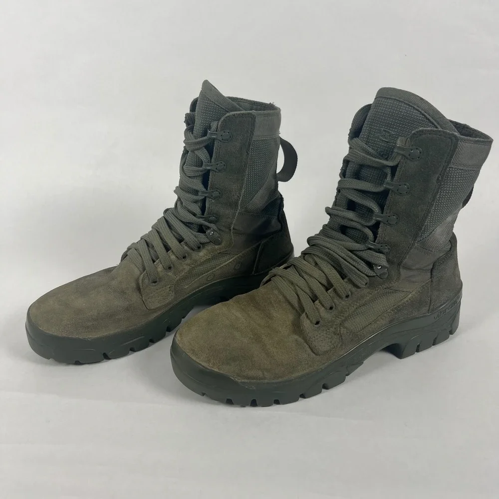 Garmont T8 Bifida Utility Boots Mens 10.5 Green Tactical Vibram Combat Military